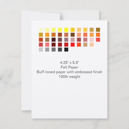 Invitation Exemple de couleur Invitation2 (Dos)