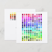 Invitation Exemple de couleur Invitation8 (Devant / Derrière)