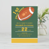 Invitation Exemple de football rétro première année bas 1er a (Debout devant)