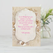 Invitation exemple de message de gratitude (Debout devant)