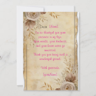 Invitation exemple de message de gratitude