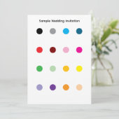 Invitation Exemple d'invitation de mariage (Debout devant)