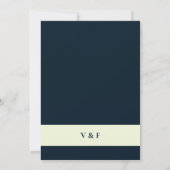 Invitation Exemple Photo Marine Enregistrer La Date (Dos)