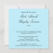 Invitation Exotic Beach (demandez-moi de mettre vos noms dans (Dos)