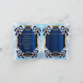Invitation Exotic Blue Dream Catcher Couple Douche (Intérieur)