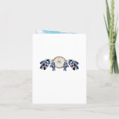 Invitation Exotic Blue Dream Catcher Couple Douche (Dos)