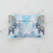 Invitation Exotic Blue Dream Catcher Couple Douche (Intérieur)