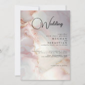 Invitation Exotic Blush  Marbled Opal (Devant)
