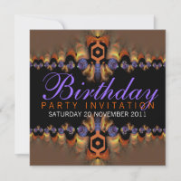 Exotic Oriental Flavor Party Anniversaire Invitati