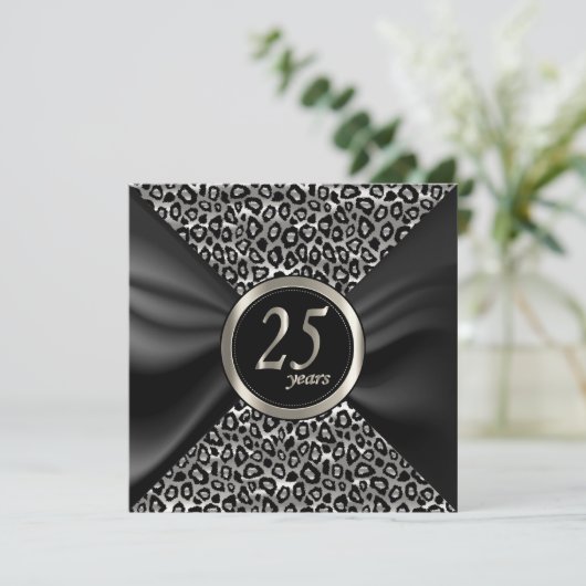 Invitation Exotique Joyeux Anniversaire - 25 Ans (Debout devant)