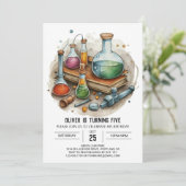 Invitation Expérience de découverte personnalisée Scientifiqu (Debout devant)