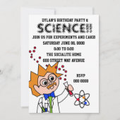 Invitation Expérience scientifique (Devant)