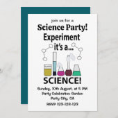 Invitation Expérience scientifique C'est une science (Devant / Derrière)