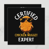 Invitation Expert certifié en nugget de poulet (Devant / Derrière)