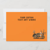 Invitation Exploitant de grue Halloween Génie du Nord-Ouest (Dos)