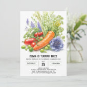Invitation Explorateurs de jardin Anniversaire (Debout devant)