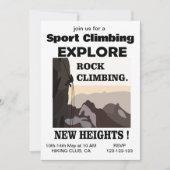 Invitation Explorez New Heights Rock Escalade (Devant)