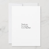 Invitation Explosion Abstraite de couleurs vives et dynamique (Dos)