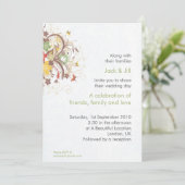 Invitation Explosion de fleurs 5x7 (Debout devant)