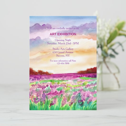 Invitation Exposition Art (Debout devant)