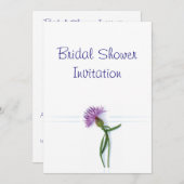 Invitation Exposition nuptiale de mariage de thème écossais (Devant / Derrière)