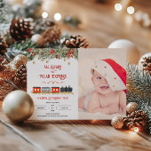 Invitation Express polaire Magie Photo Anniversaire Invitatio