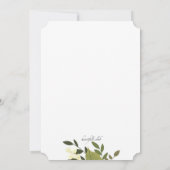 Invitation Expression Florale (Dos)