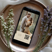 Invitation Exquisite Minimalist Wedding Botanical Monogram