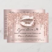 Invitation Extension Lash Instruction de suivi Spark Kiss (Devant / Derrière)