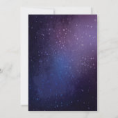 Invitation Extérieur Planètes spatiales Boy Photo Anniversair (Dos)