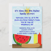 Invitation extérieure de barbecue - bilatérale (Devant)