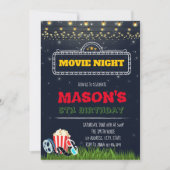 Invitation extérieure de fête d'anniversaire de (Devant)