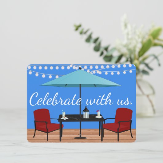 Invitation extérieure de partie de Chambre (Debout devant)