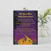 Invitation extérieure de partie de feu (Debout devant)