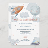 Invitation Extrait de ce monde Espace extra-atmosphérique Inv (Devant / Derrière)