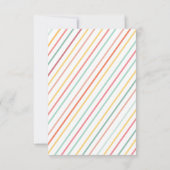 Invitation Extravaganza crème glacée Anniversaire Merci (Dos)