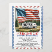 Invitation Extravaganza du jour commémoratif (Devant / Derrière)