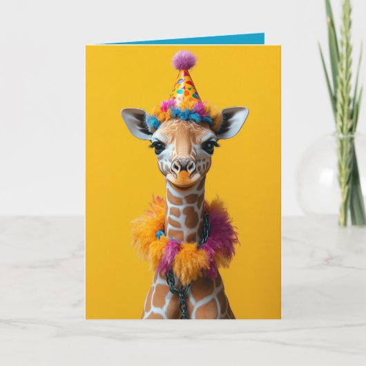 Invitation Extravaganza Giraffe (Devant)