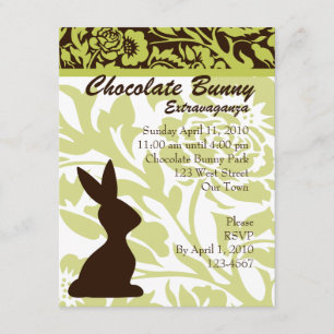 Invitation Extravaganza lapin au chocolat !