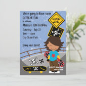 Invitation Extreme Skateboard (Debout devant)