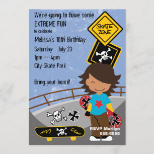 Invitation Extreme Skateboard