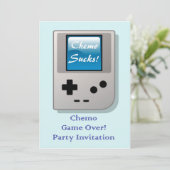 Invitation Extrémité d'invitation de partie de chimio pour le (Debout devant)