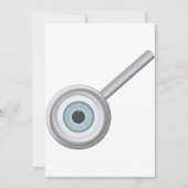 Invitation Eyeball Magnification Verre amusant Inspection des (Devant)