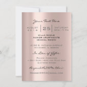 Invitation Eyes Lips Sweet 16e anniversaire de fête Maquillag (Dos)