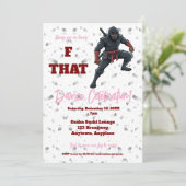 Invitation F that Ninja Divorce Party (Debout devant)