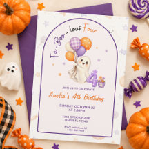 Fa-Boo-Lous Quatre Anniversaire Halloween 4 ans