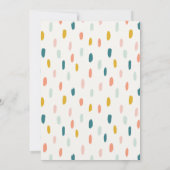 Invitation Fa la | Couleur Pastel | Fête de Noël (Dos)