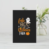 Invitation Fab Boo Lous Para Funny Halloween Teaching (Debout devant)