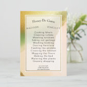 Invitation Fab Chartreuse 🤵 audacieux et élégant Mariage bud (Debout devant)