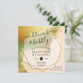 Invitation Fab Chartreuse 🤵 audacieux et élégant Mariage bud (Debout devant)